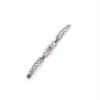 RichandRare--PINK SAPPHIRE, ENAMEL AND DIAMOND BRACELET